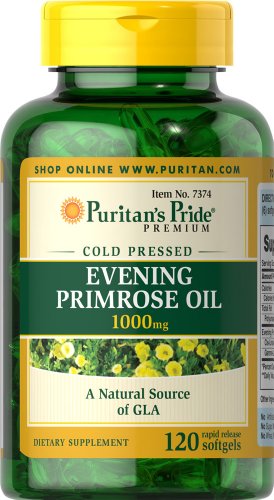 UPC 074312173745, Puritan&#39;s Pride Evening Primrose Oil 1000 mg with GLA-120 Softgels