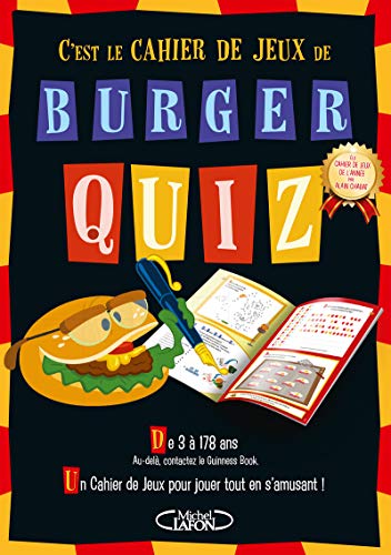 Burger quiz : Le cahier de jeux by 