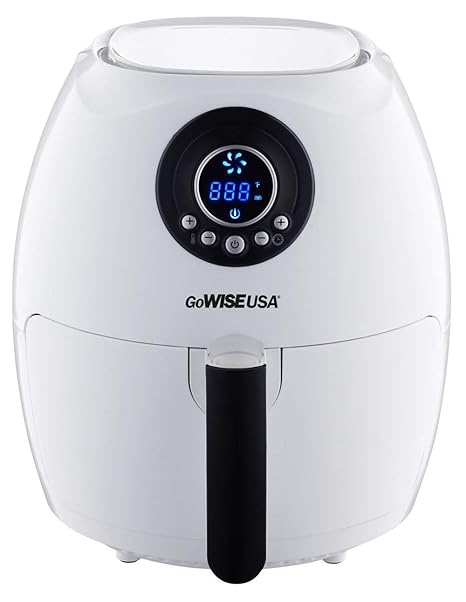 GoWISE USA Freidora de aire de 2.75 cuartos de galón + 50 recetas ...