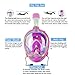 ZSPORT Snorkeling Mask, Easybreath Full Face Diving Mask GoPro Compatible,See More Larger Viewing Area Than Traditional Masks Anti-Fog Anti-Leak Technology (Purple, S/M)
