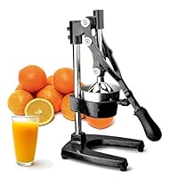 TrueCraftware Commercial Citrus Juicer Hand Press - Manual Juicer Extractor - Fruit Juice Press - Heavy Duty Cast Iron Citrus Juicer - Citrus Press - Citrus Squeezer for Lemons, Limes and Oranges etc