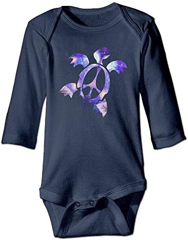 TREEWw Peace Turtle Unisex Baby Long Sleeve Romper 18 Months