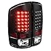 Spec-D Tuning LT-RAM02JMLED-TM Dodge Ram 1500 2500 3500 Black Led Tail Lights