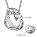 Flove Cremation Jewelry for Ashes, Cremation Necklaces for Dad