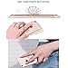 Universal Cell phone holder,Sunvy New Design Luxury Full Diamond Lovely Cat Shape Ring Grip Stand Car Mounts for Iphone, Ipad, Samsung HTC Nokia Smartphones Great Gift (Rose gold)