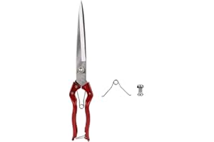 AYNEFY Trimming Shear Steel Sheep Clippers Animal Scissors for Sheep Rabbits Horses Pets (340mm)