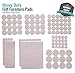 Premium Furniture Pads Set 104 Pcs Value Pack - Heavy Duty Adhesive Felt Pads for Furniture Feet, Assorted Sizes - Best Wood Floor Protectors for Hardwood, Ceramic & Laminate Flooring
