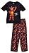 Five Nights at Freddy's 'Mic Night Video Game' Pajama 2pc Pant Set, Black, 8