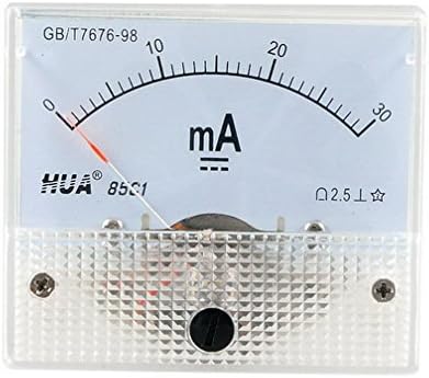 Ucland Testers DC 0-30mA Analog Current Panel Meter Ammeter 85C1 30MA Off White