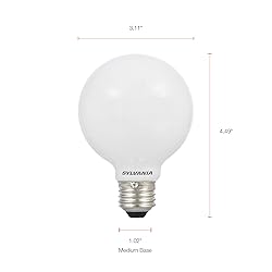 SYLVANIA ECO LED Light Bulb, G25 Globe, 40W