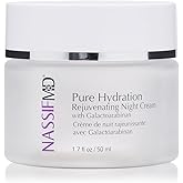 NassifMD Pure Hydration Rejuvenating Night Cream, Deep Moisturizing and Smoothing Formula for Overnight Skin Renewal, Ideal for Dry and Mature Skin