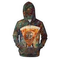 zippern Zip Hoodies 3D Men