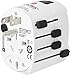 Skross PRO World Travel Adapter With Ground Plugs