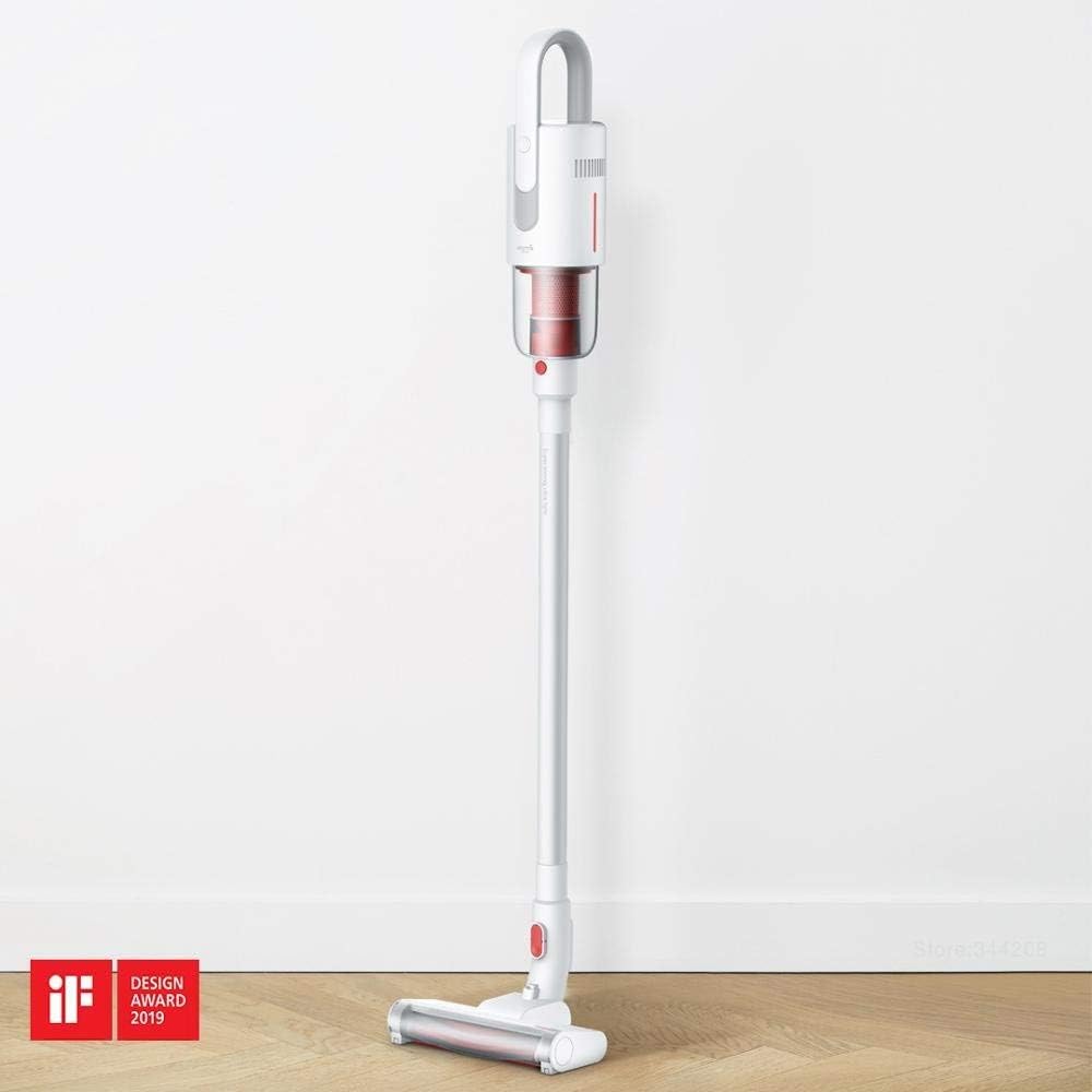 HUOGUOYIN Wireless Vacuum Cleaner VC20 / S Household Vacuum Cleaner Car Soft Ground Roller Handheld Cyclone Wireless Cordless Vacuum Cleaner 5500PA Vacuum Cleaner (Color : White)