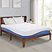 Olee Sleep King Mattress, 10 Inch Gel Memory Foam Mattress, Gel Infused for Comfort and Pressure Relief, CertiPUR-US Certified, Bed-in-a-Box, Medium Firm, Blue, King Size
