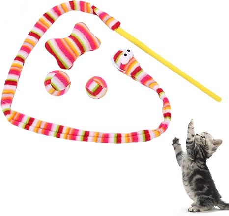 Tankmr Lot De 4 Cannes Telescopiques En Forme D Os Pour Chat Et Chat Amazon Fr Animalerie