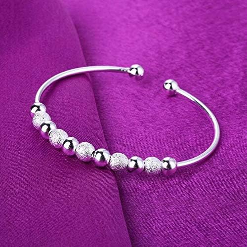 New Fashion Jewelry Classic New Solid Silver Buckle Bracelet Women Men's 925 Jewelry