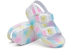 Weestep Boys Girls Toddler Little Kid Lightweight Hook Loop Sandal