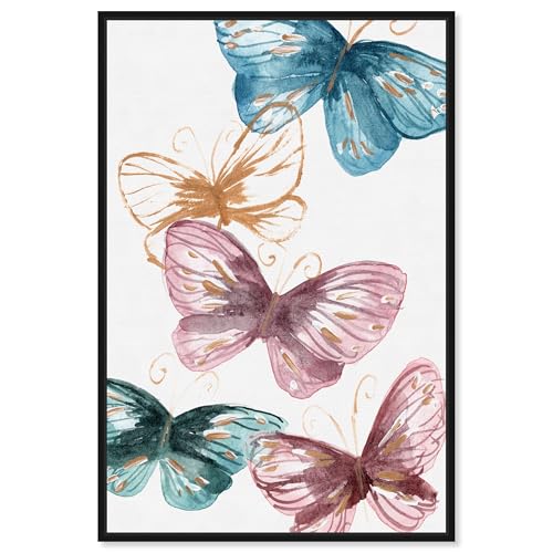 The Oliver Gal Artist Co. Animals Wall Art Canvas Prints Insects Blooming Butte…