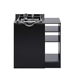 OmySalon Shampoo Bowl with Cabinet, Portable Salon