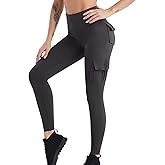 COMFY ONE Cargo Leggings with Pockets for Women High Waisted Elastic Yoga Lounge Pants