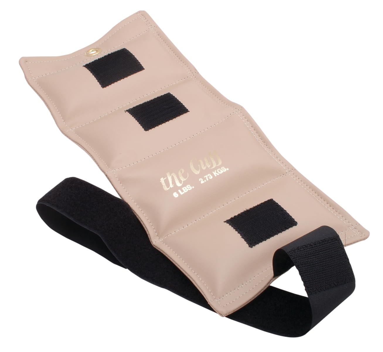 CanDo Weight cuff - wrist and ankle weights - 2.7 kg, beige 10-0210 - alternative to dumbbells — image 1