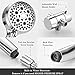 Shower Head, 28-Setting Combo Shower Heads with Holder & Hose, Full-Chrome Handheld Shower Head Shower Faucet by CLOFY