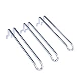 Welldoit 10 Pcs Iron Double Loop Pegboard Shelving
