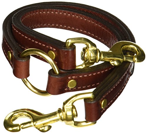 Mendota Products 10825 Pet Leather Two Dog Coupler Leash, 3/4