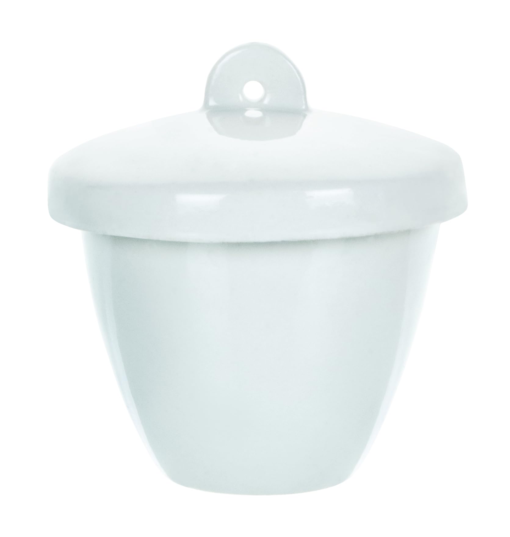 Eisco Labs Porcelain Crucible with Lid, Tall