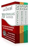 Domine o Excel  (3 em 1): Excel - 70 Fórmulas Incríveis, Excel - 51 Macros incríveis e 51 Dicas e Truques Incríveis (Portuguese Edition)