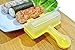 Japanese Sushi Rice Roll Shaker-Replace Bamboo Sushi Mat, No Mold/Splinter. Fun & Easy-Just Shake! Make Healthy Lunch/Dinner/Snack, Great for Kids, Family, Weight watchers & at Parties! Set of 2