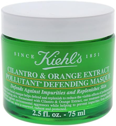 Kiehls Cilantro & Orange Extract Pollutant Defending Masque For Women, 25 Ounce