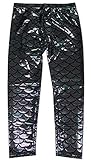 Simplicity Women's Mermaid Fish Scale Printing Ankle Length Leggings