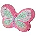 Brandream Kids Pillows Girls Butterfly Shaped Pillow Quilted Throw Pillow for Bed Couch Pink Sweet