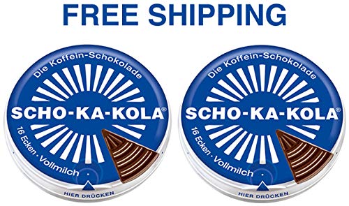 image for Milk Chocolate SCHO-KA-KOLA with natural Caffeine from Cocoa, Cola-Nut