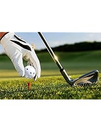 kofull 40 mm. color mezclado plástico Flujo de aire bola de práctica de golf, paquete de 50 bolas de entrenamiento deportivo Bueno para tus mascotas