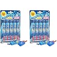 Chupa Chups Melody Pop, Blue Raspberry Flavor, Whistle Lollipops, Individually Wrapped Candy Suckers, 5 Count Pack (Pack of 2)