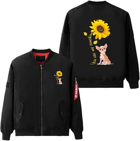 Amazon You Are My Sunshine Sunflower Butterfly 文字ロゴ ジャケット ジャンパー クラシック 快適 柔らかい 撥水加工 厚手 暖かい 防風 防寒 ポケット付き 日常着 ミリタリーユニフォーム風 コート ジャケット 通販