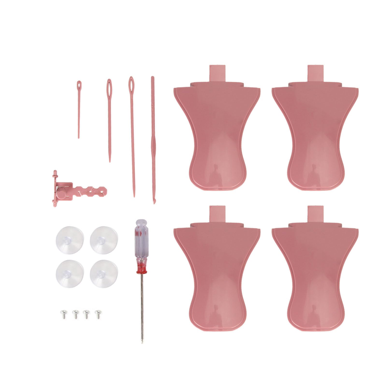 HUSHUI Knitting Machines Adapter Set,Round Loom Machine Attachments Knitting Machine Accessories for Sentro 22, Sentro 40 and Sentro 48