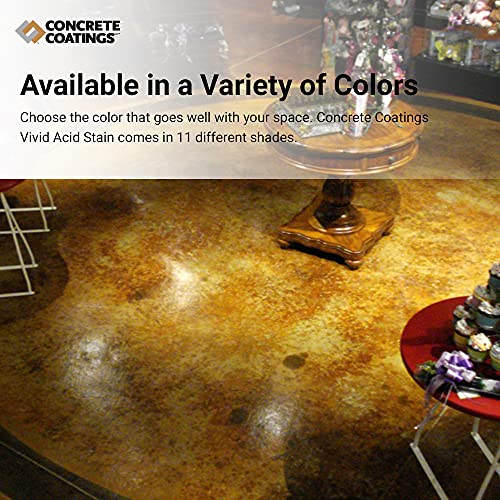 CC Concrete Coatings Vivid Acid Stain for Antique Marble Effect