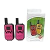 Amanico-Pink-Kids-Walkie-Talkies-Kinds-of-Channel-FRSGMRS-2-Way-Radio-2-miles-up-to-37-Miles-UHF-Handheld-41-In-Length-for-Children-kids-Child-Boys-Girls-Teens-1-Pair-Pink