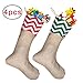 16 Inches Tall Christmas Stockings Gift Bags for Xmas Decorations, Pack of 4