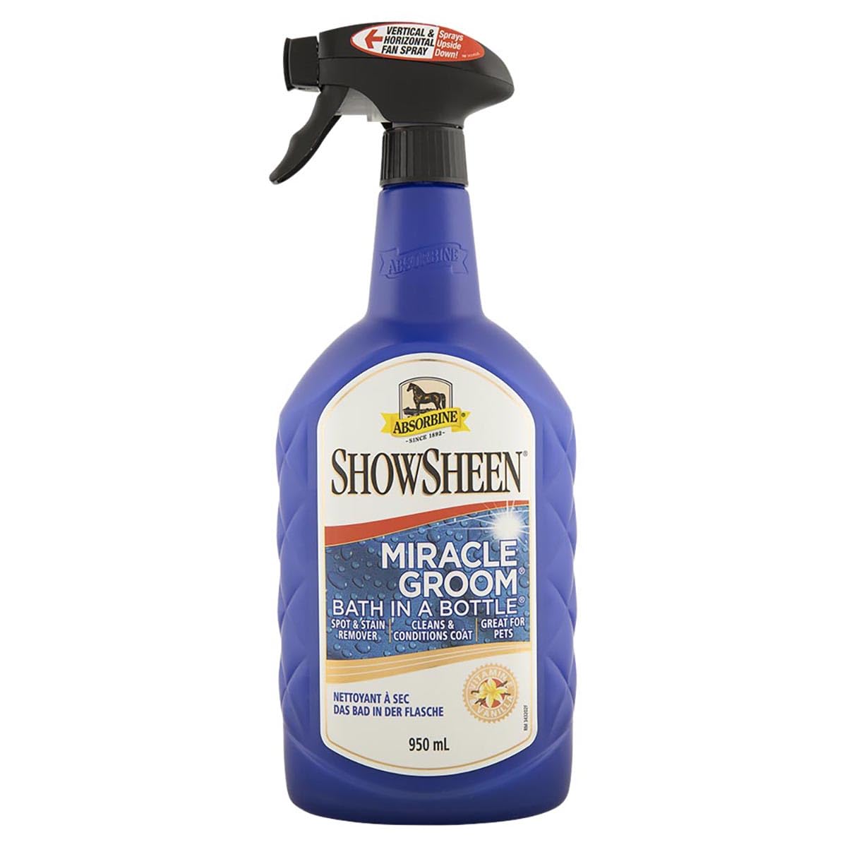 Absorbine Unisex Miracle Groom Bottle, White, 950ml UK