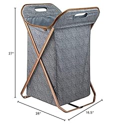 CleverMade Collapsible Laundry Hamper X-Frame
