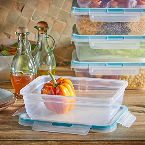 Snapware Total Solution 10Pc Plastic Food Storage Container Set, 8.5