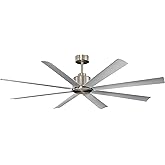 Maxim Lighting 88766SN Condor - Ceiling Fan-13.5 Inch Tall and 65 Inch Wide, Finish Color: Satin Nickel