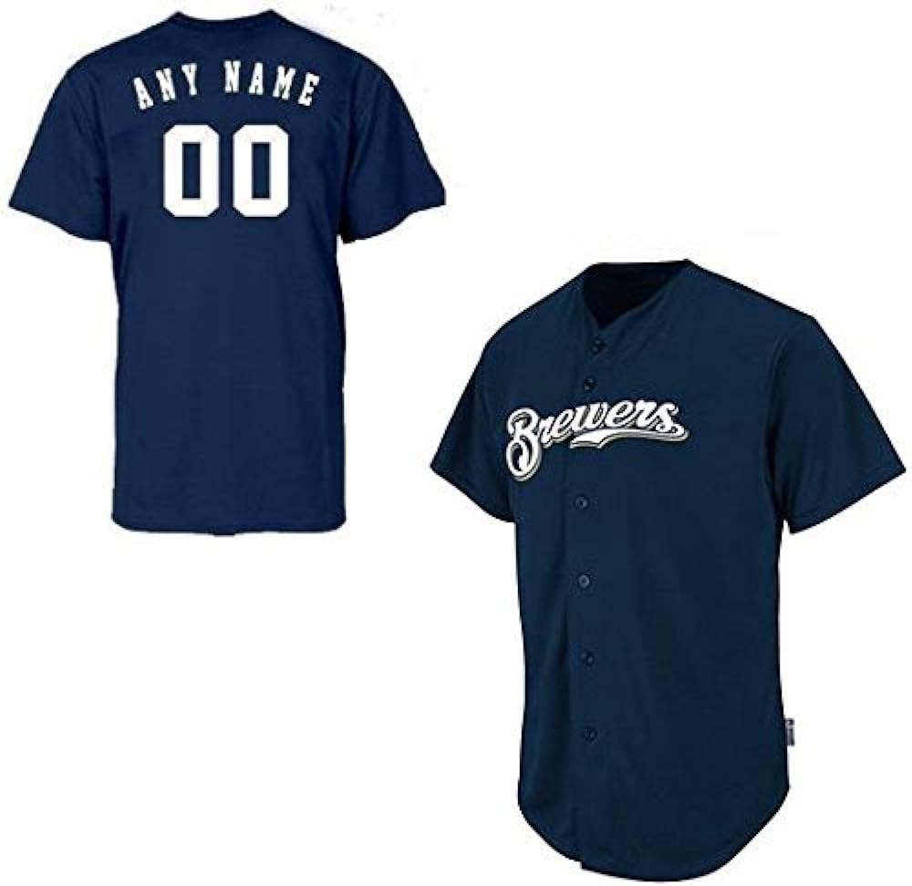brewers personalized jersey
