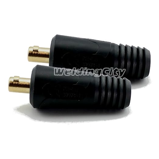 WeldingCity 2pk Welding Cable TwistLock Insulated Male Connector
