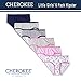 CHEROKEE Little Girl's Elastic Waist Lace Trim Hipster Panties, 6 Pack